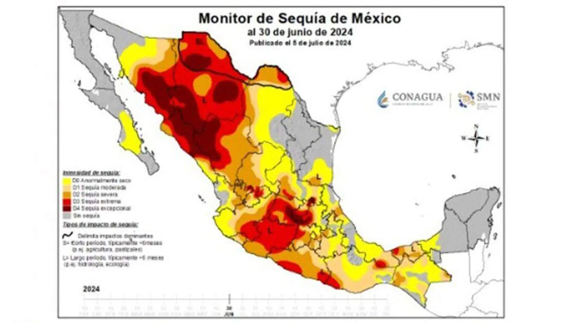 La sequía cede ante lluvias